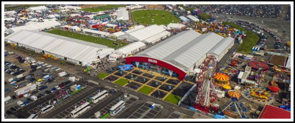 Aerial 360 panorama - Balmoral Show 2016