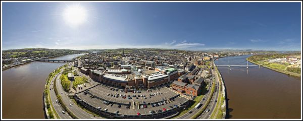 Aerial 360 panorama - City of Culture 2013